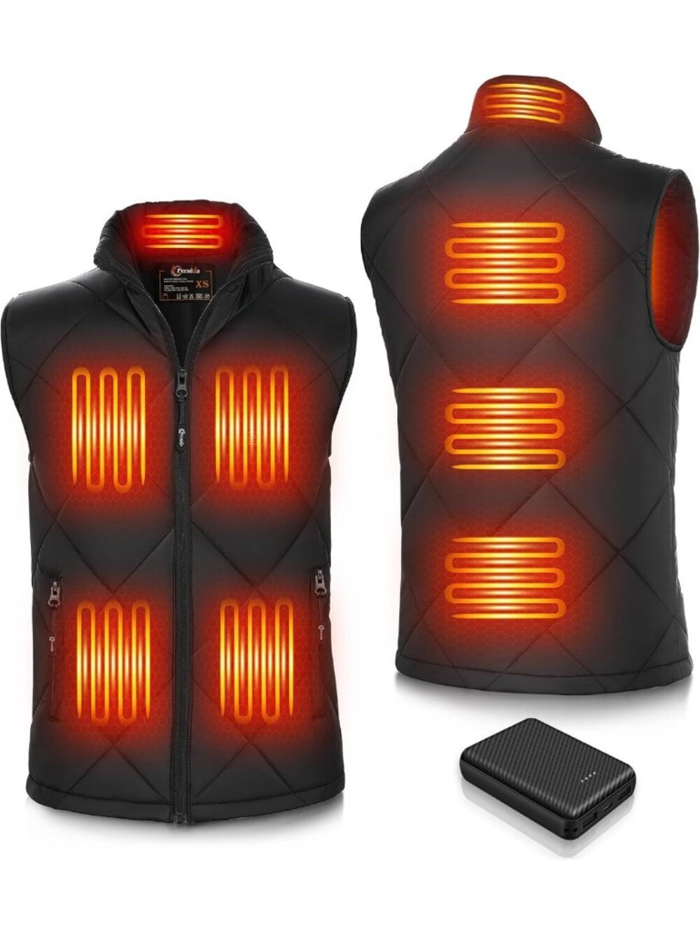 Unisex Heated Vest with Battery Pack | 8 Heating Zones for Ultimate Warmth